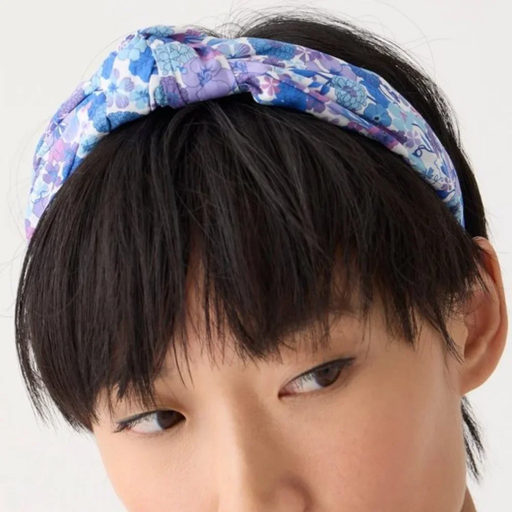 J. Crew Knot headband in Liberty print